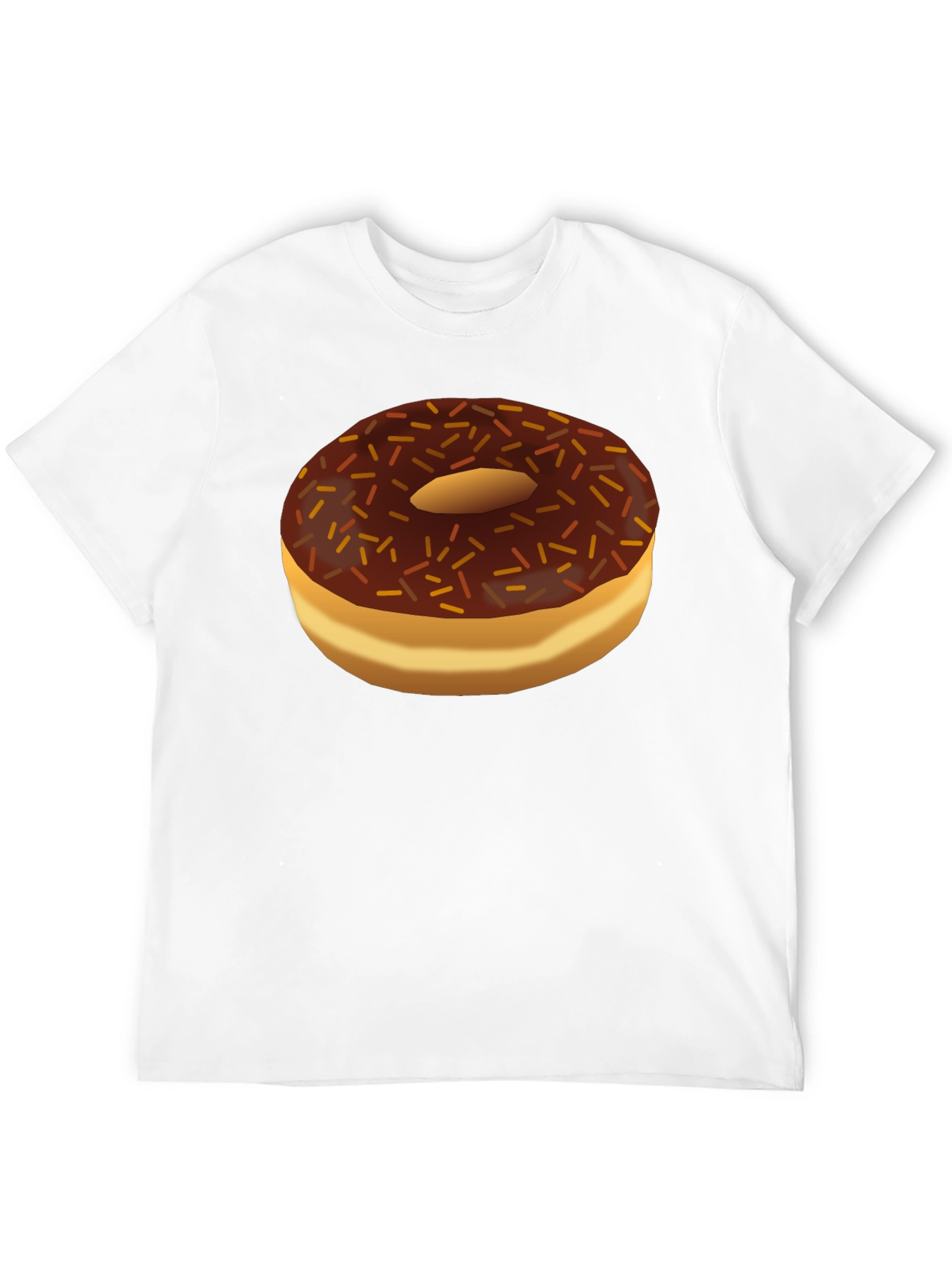 Donut Graphic Black T-Shirt - Delicious Design!