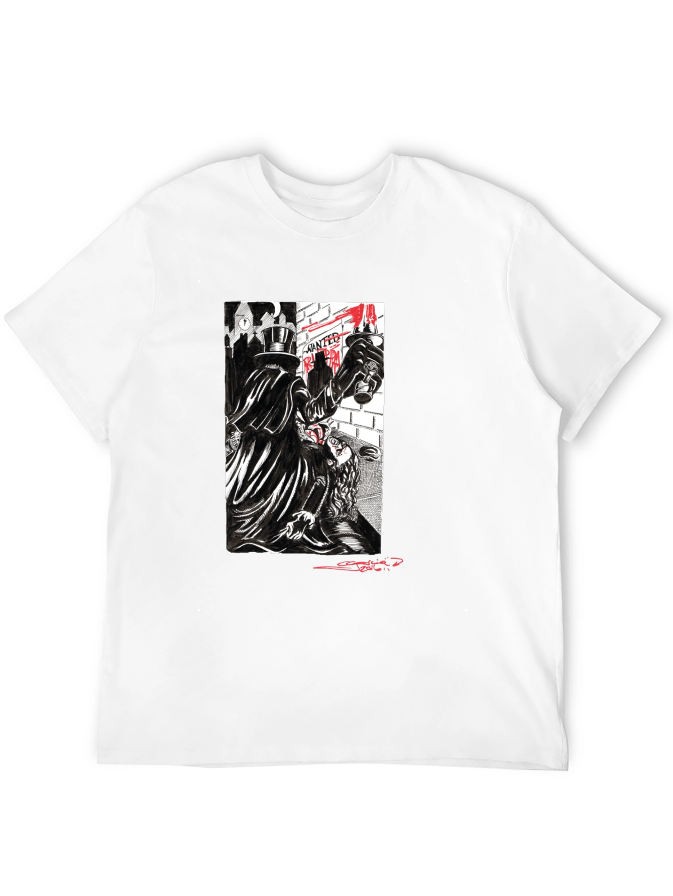 Jack the Ripper T-Shirt - London Gothic Design