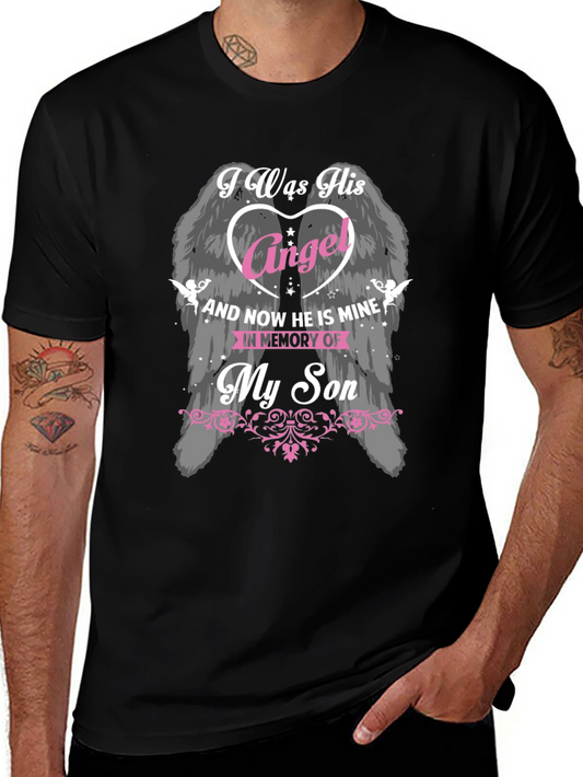 I Was His Angel Memorial T-Shirt