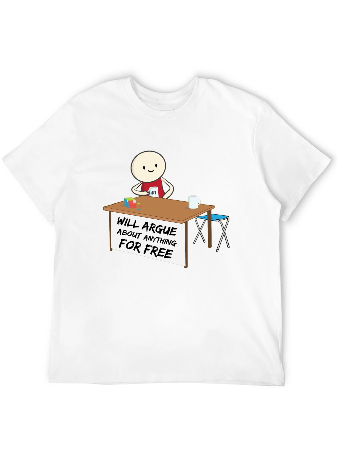 Arguing T-Shirt: Funny Cartoon Graphic Tee