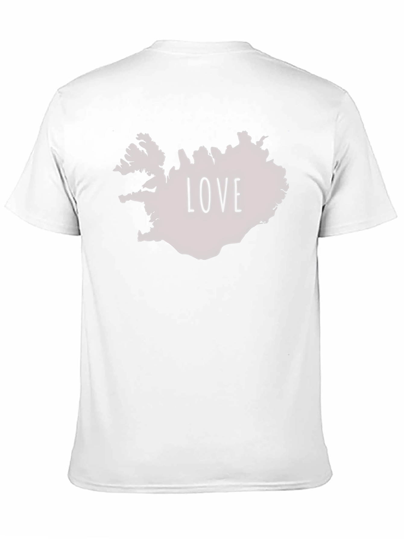 Iceland Love Graphic Tee - Black Casual Shirt