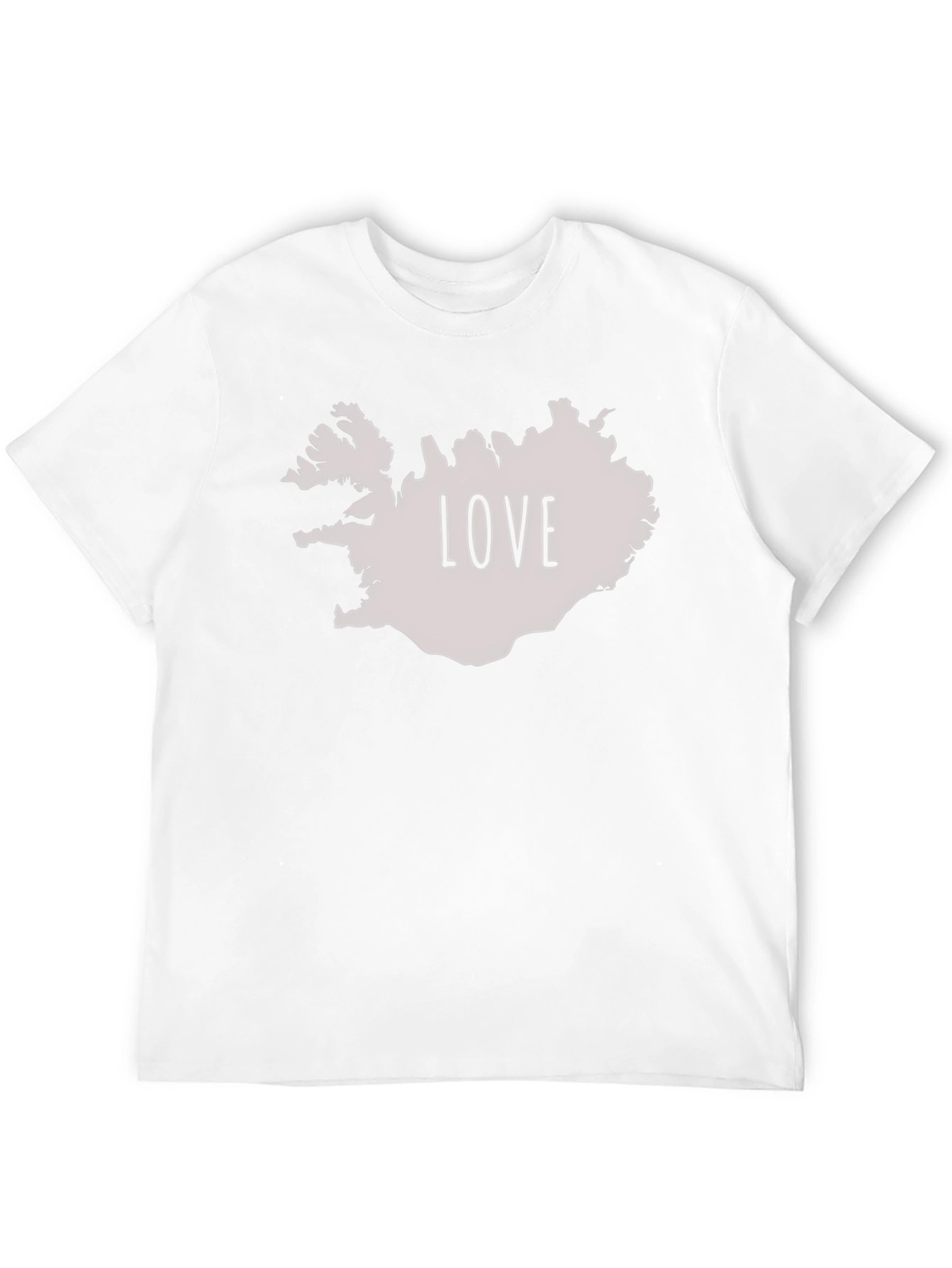 Iceland Love Graphic Tee - Black Casual Shirt