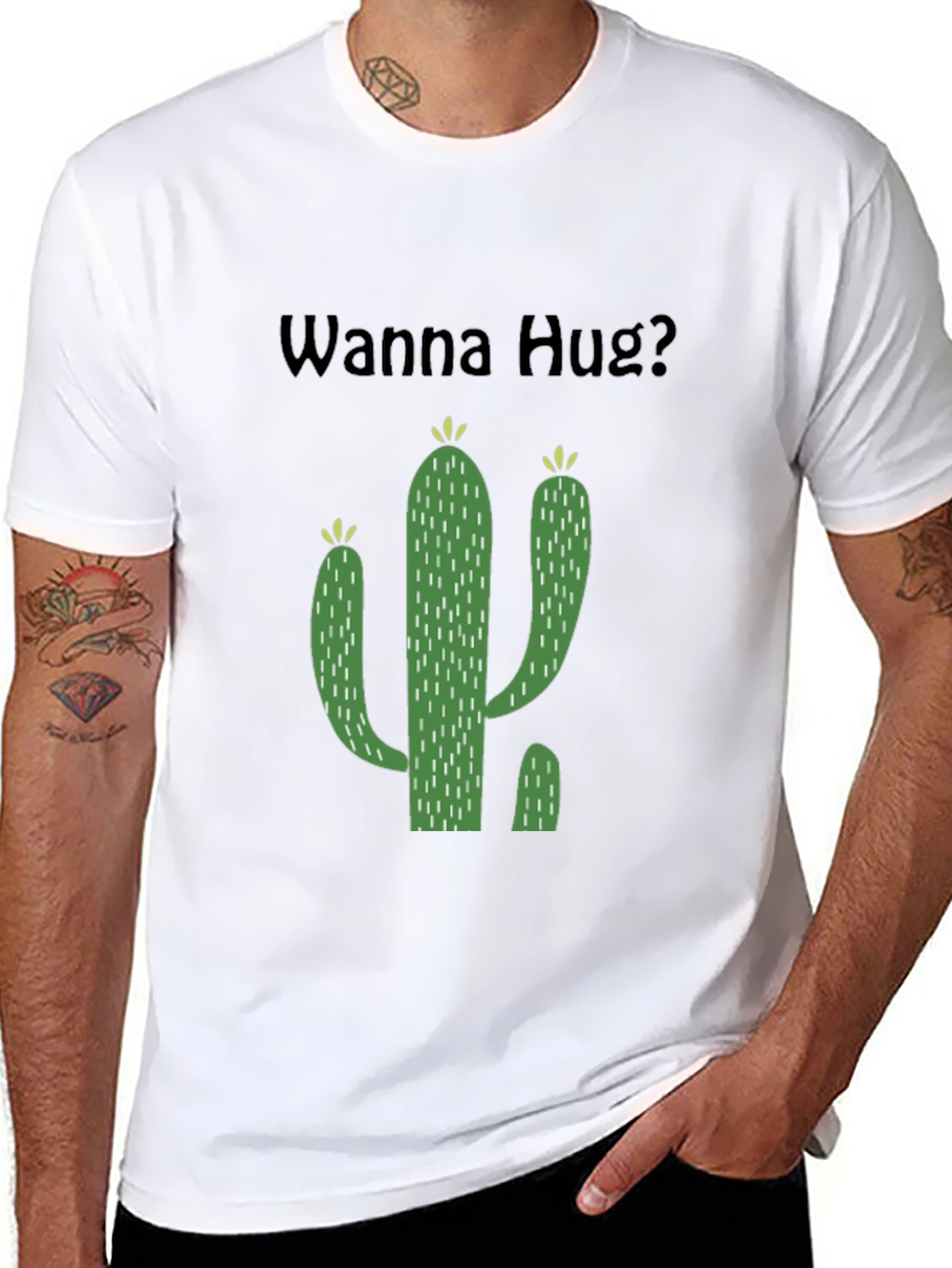 Wanna Hug Cactus T-Shirt