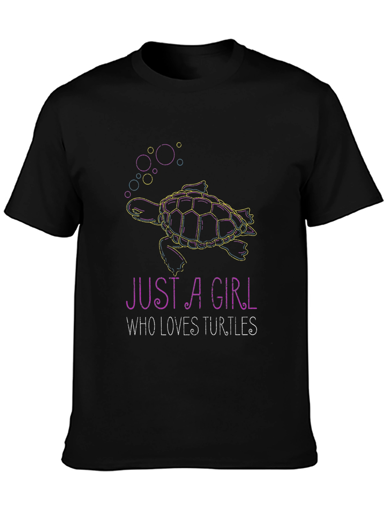 Just a Girl Who Loves Turtles T-Shirt