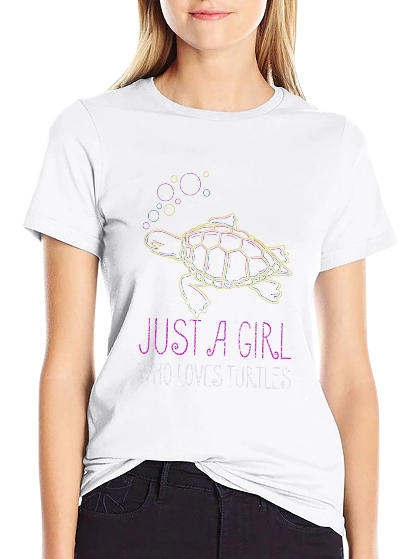 Just a Girl Who Loves Turtles T-Shirt
