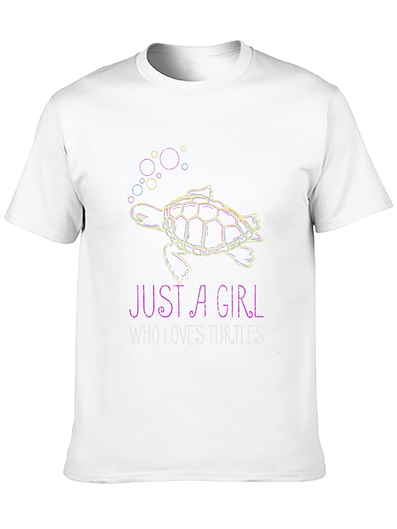 Just a Girl Who Loves Turtles T-Shirt