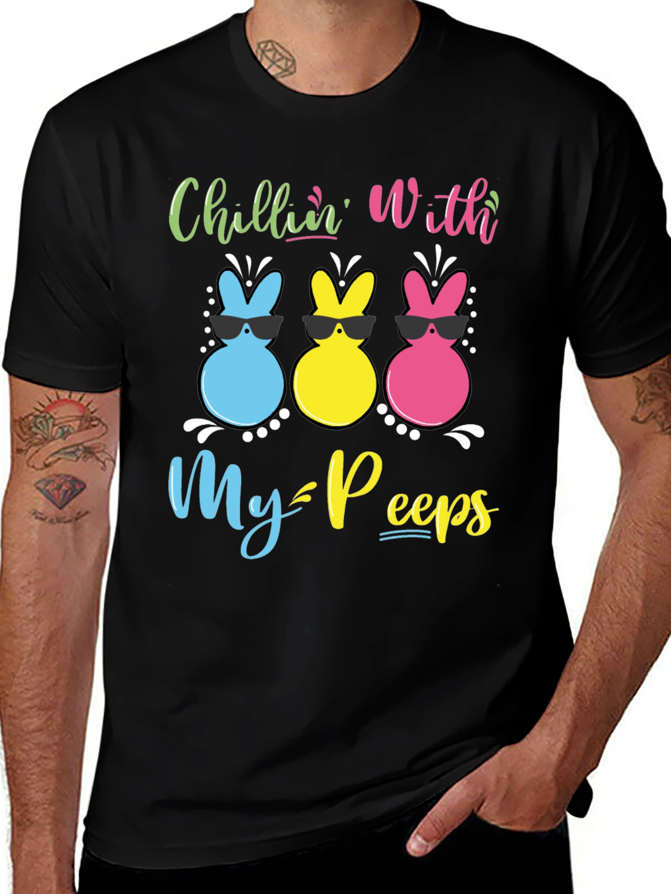 Chillin With My Peeps Easter T-Shirt
