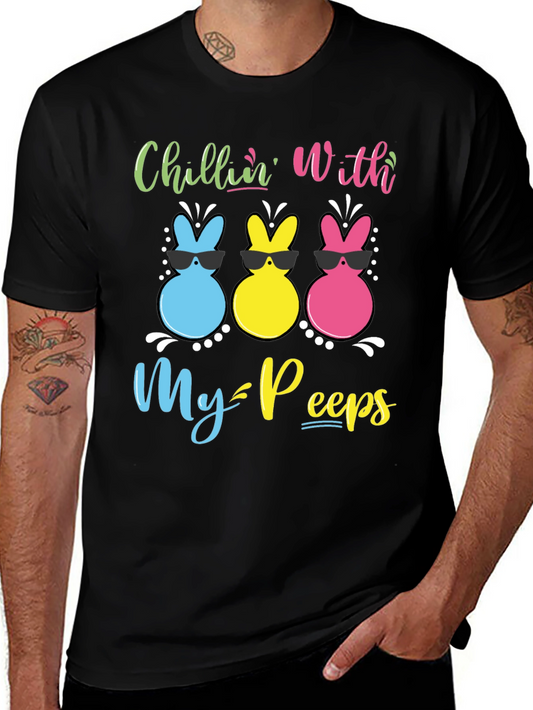 Chillin With My Peeps Easter T-Shirt