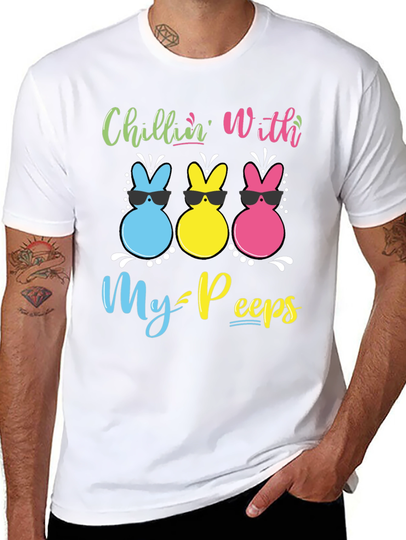 Chillin With My Peeps Easter T-Shirt