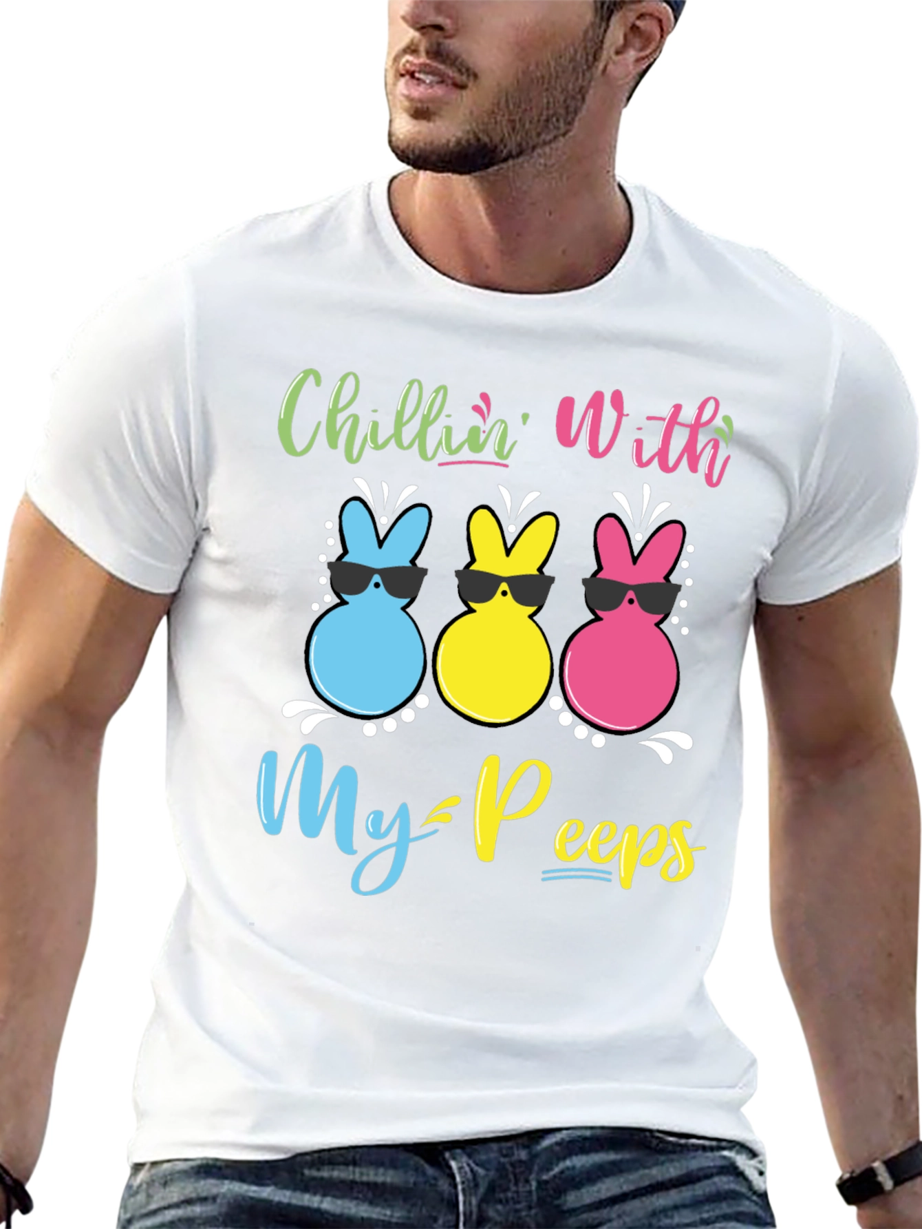 Chillin With My Peeps Easter T-Shirt