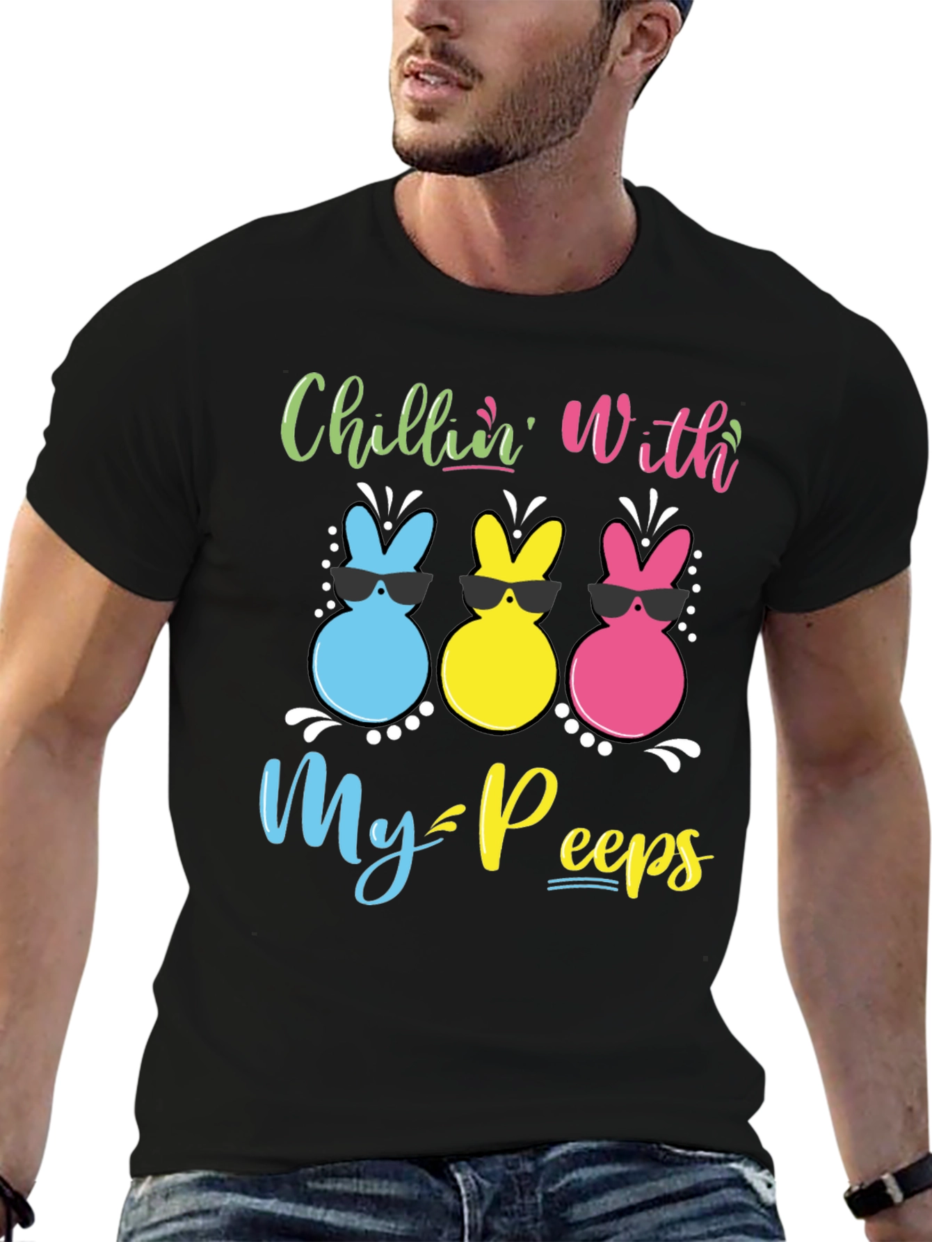 Chillin With My Peeps Easter T-Shirt