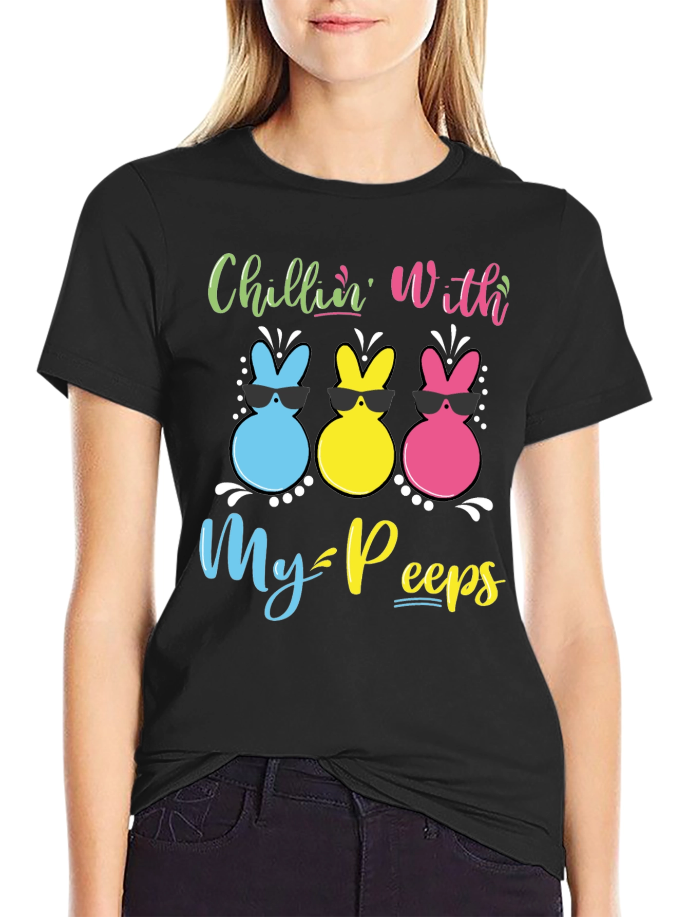 Chillin With My Peeps Easter T-Shirt