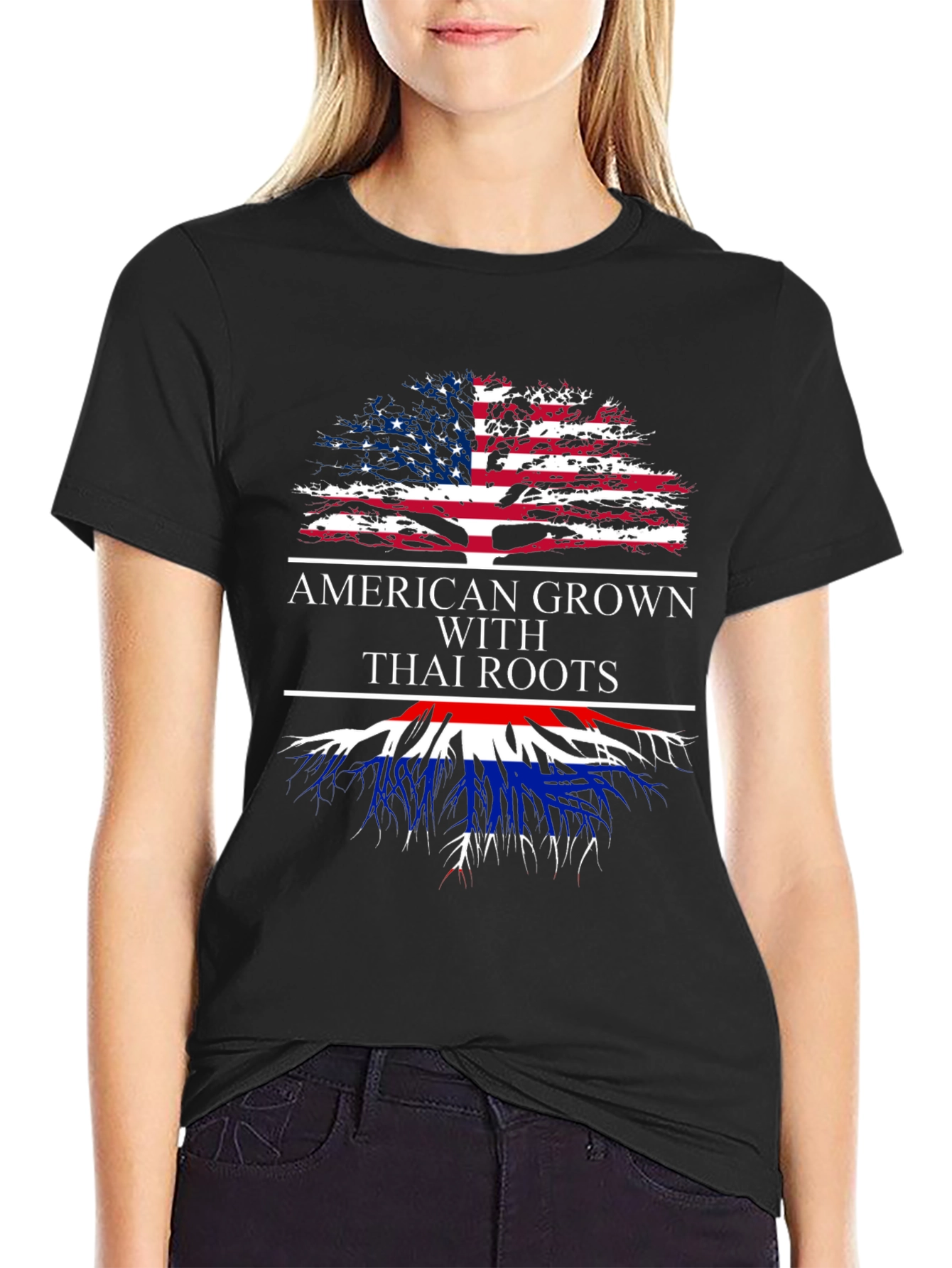 American Grown with Thai Roots T-Shirt