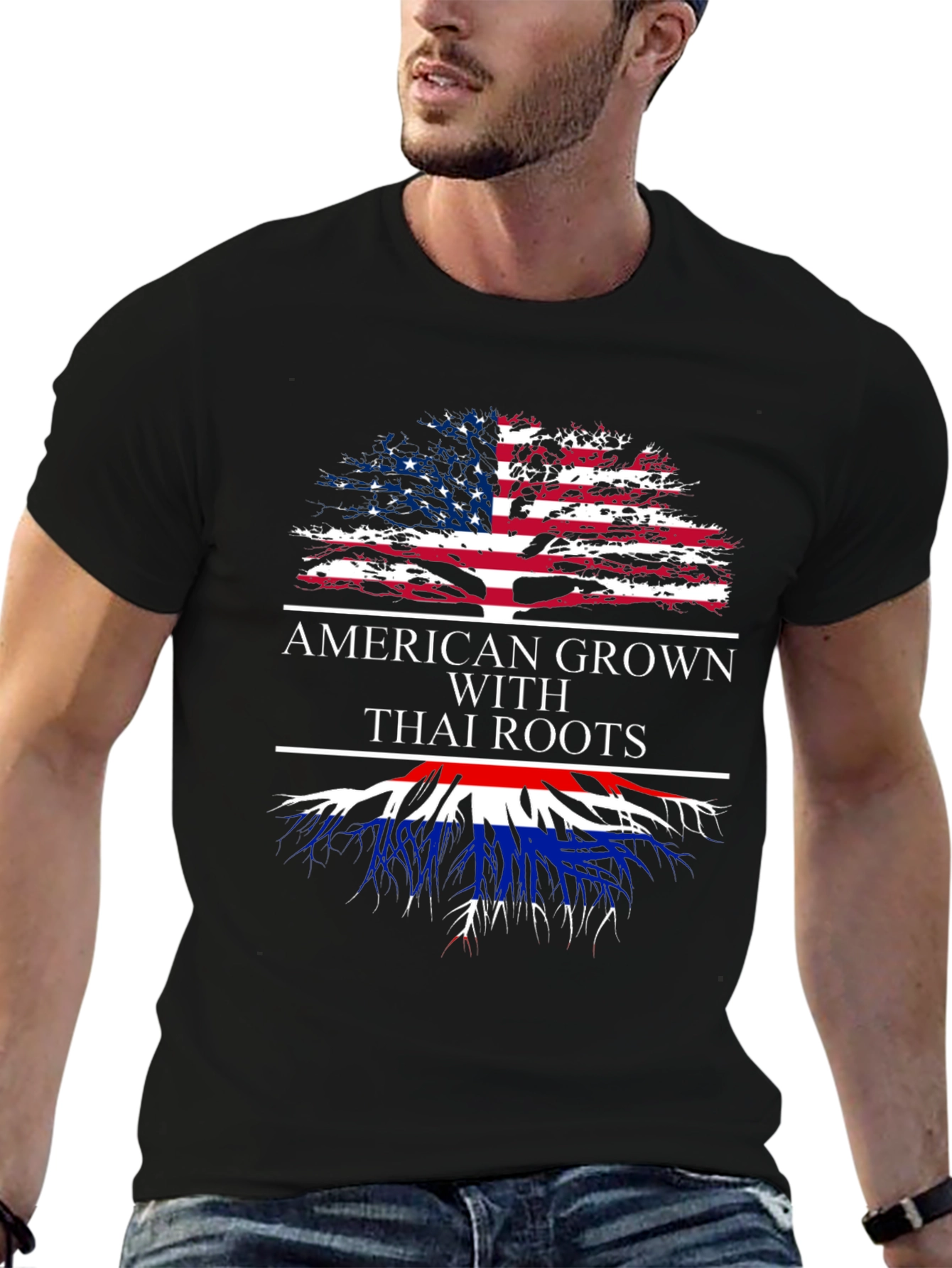 American Grown with Thai Roots T-Shirt