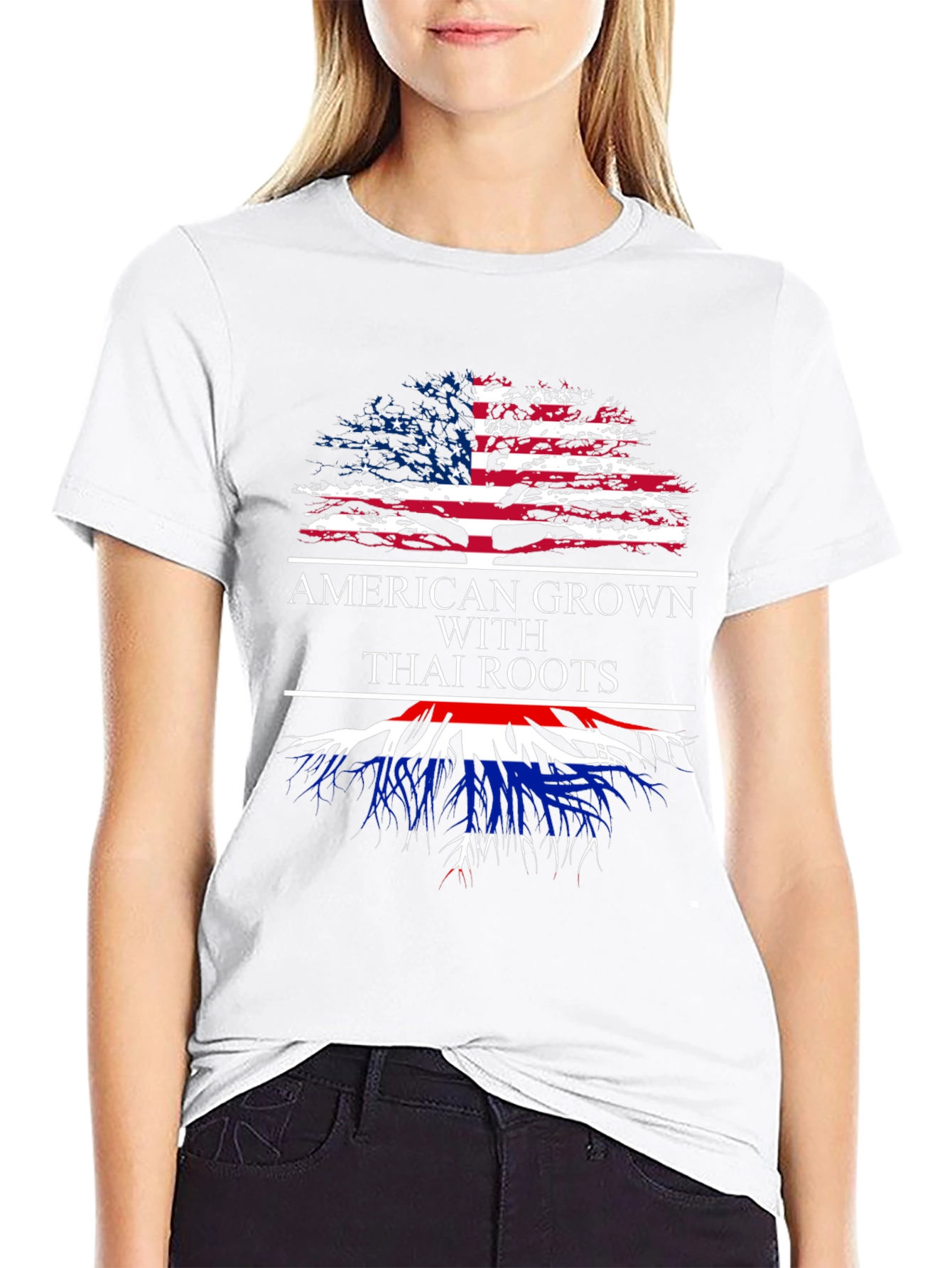 American Grown with Thai Roots T-Shirt