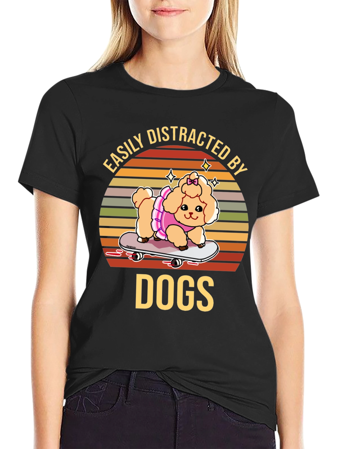 Easily Distracted by Dogs T-Shirt