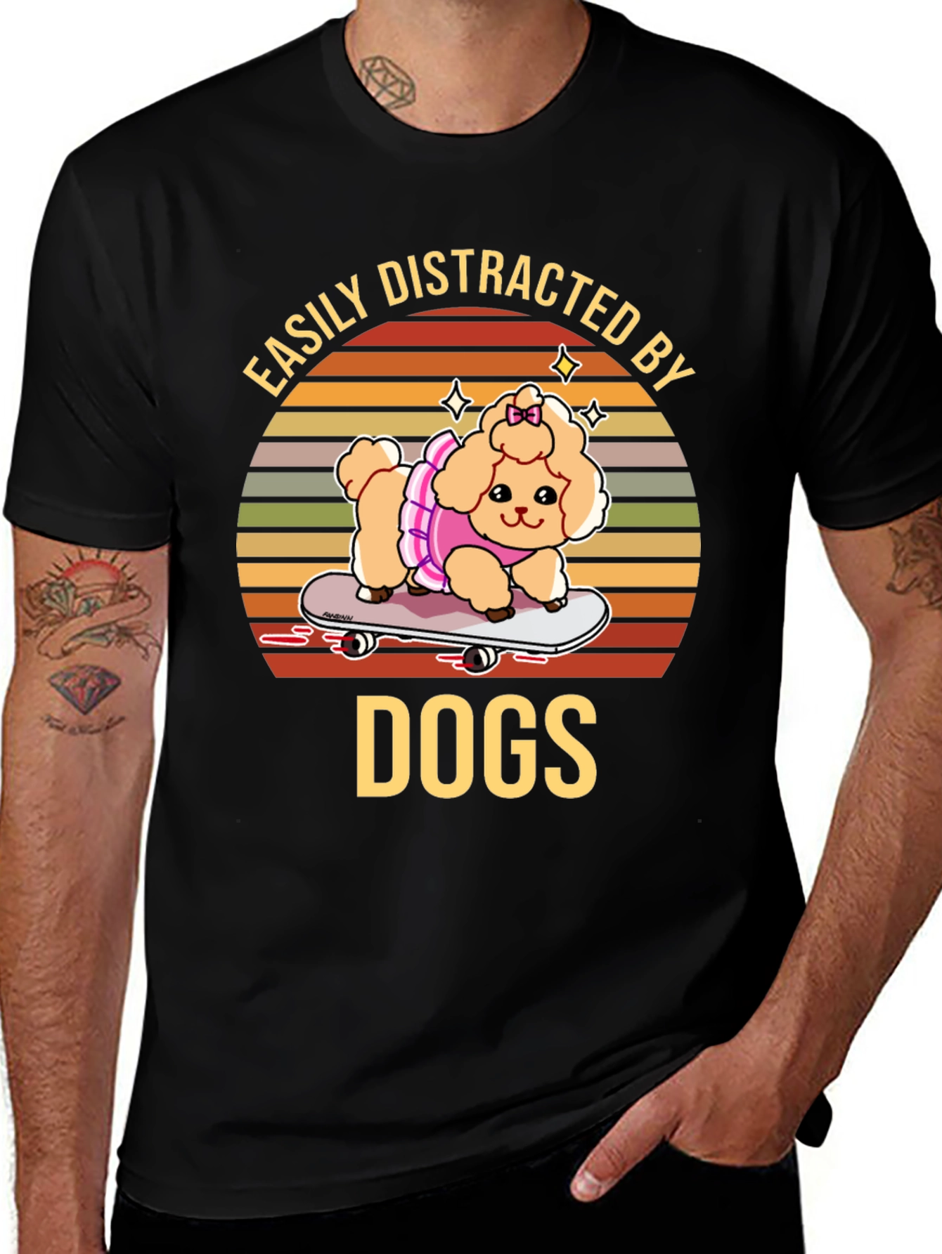 Easily Distracted by Dogs T-Shirt