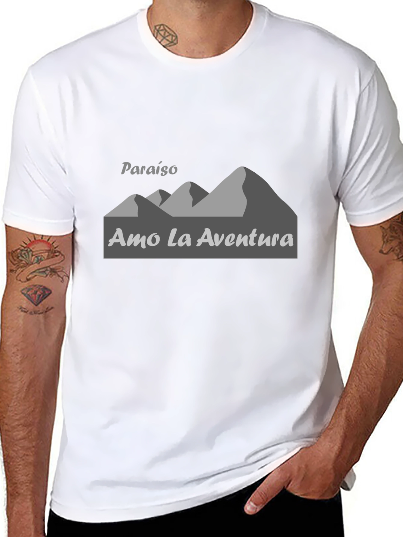 Adventure Awaits Graphic Tee - Mountain Design