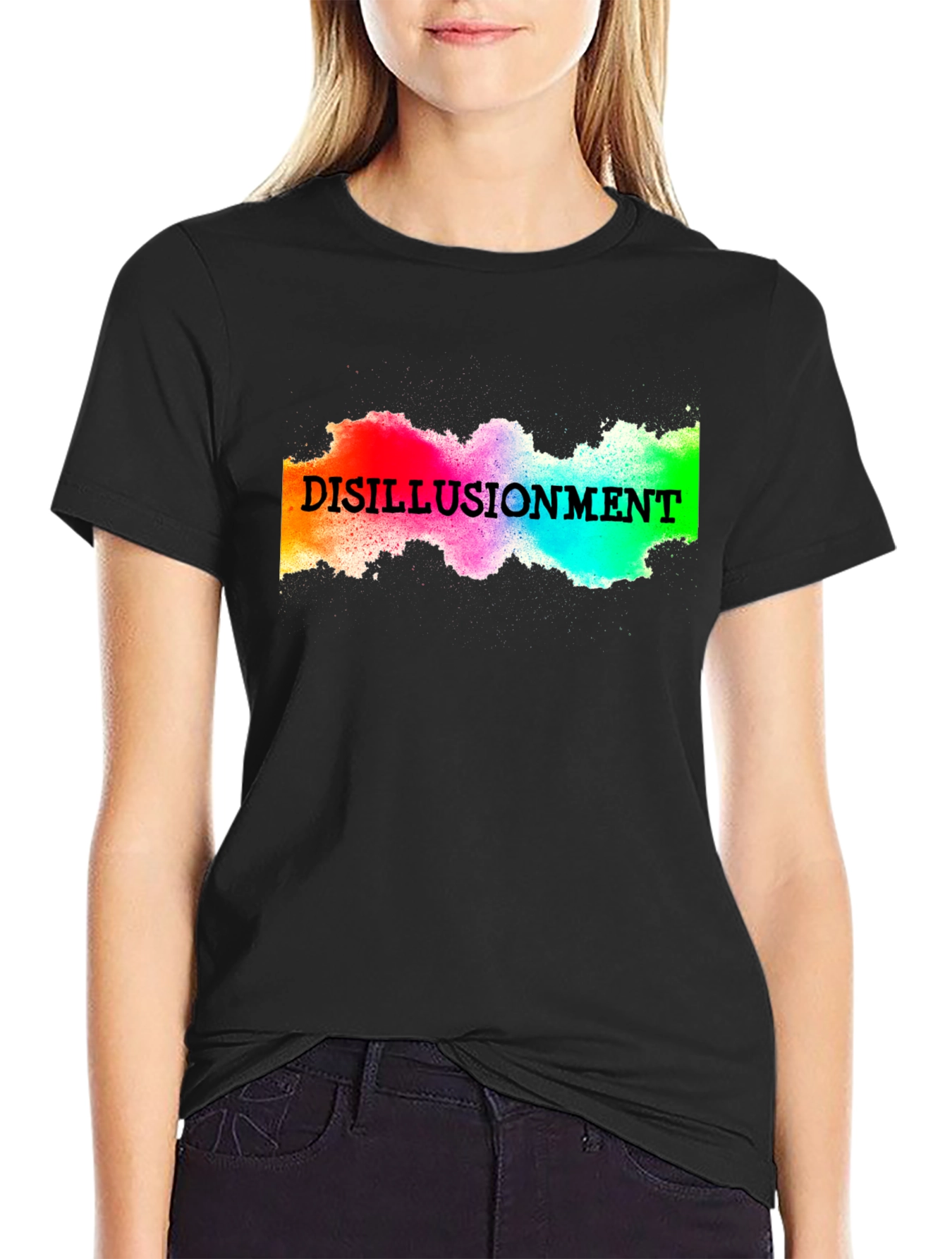 Disillusionment Colorful Graphic T-Shirt