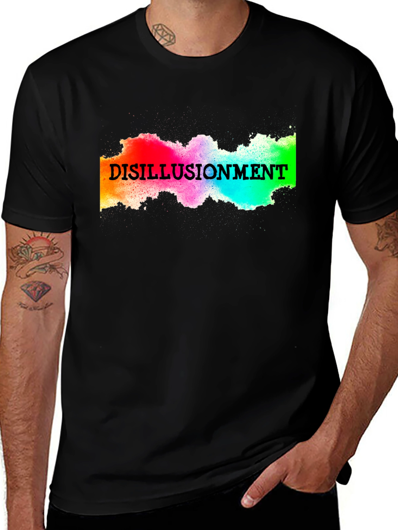 Disillusionment Colorful Graphic T-Shirt