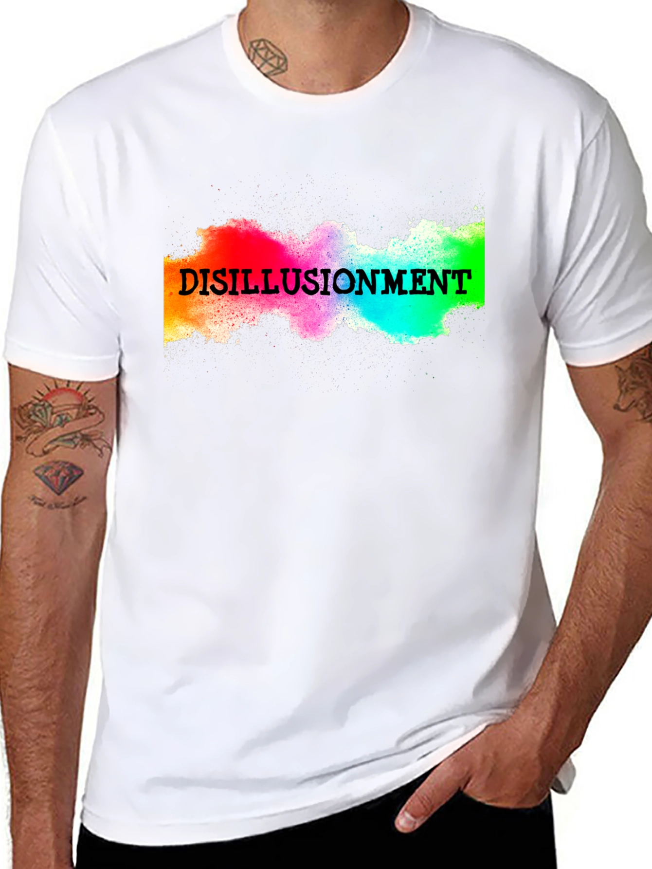 Disillusionment Colorful Graphic T-Shirt