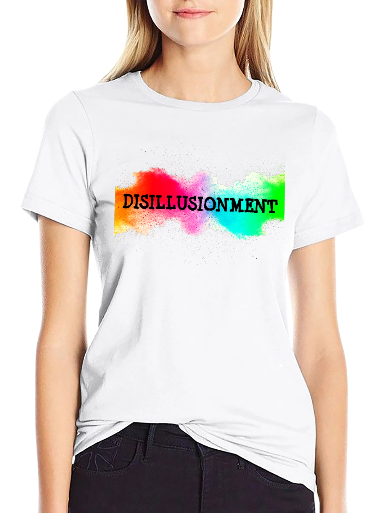 Disillusionment Colorful Graphic T-Shirt