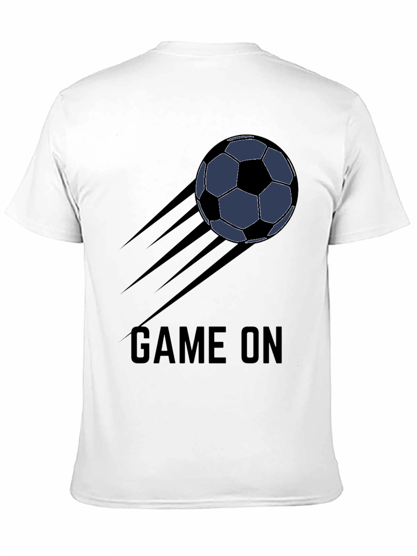Game On Soccer Ball T-Shirt - Black