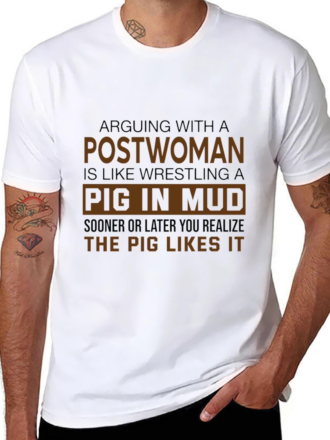 Arguing With a Postwoman T-Shirt