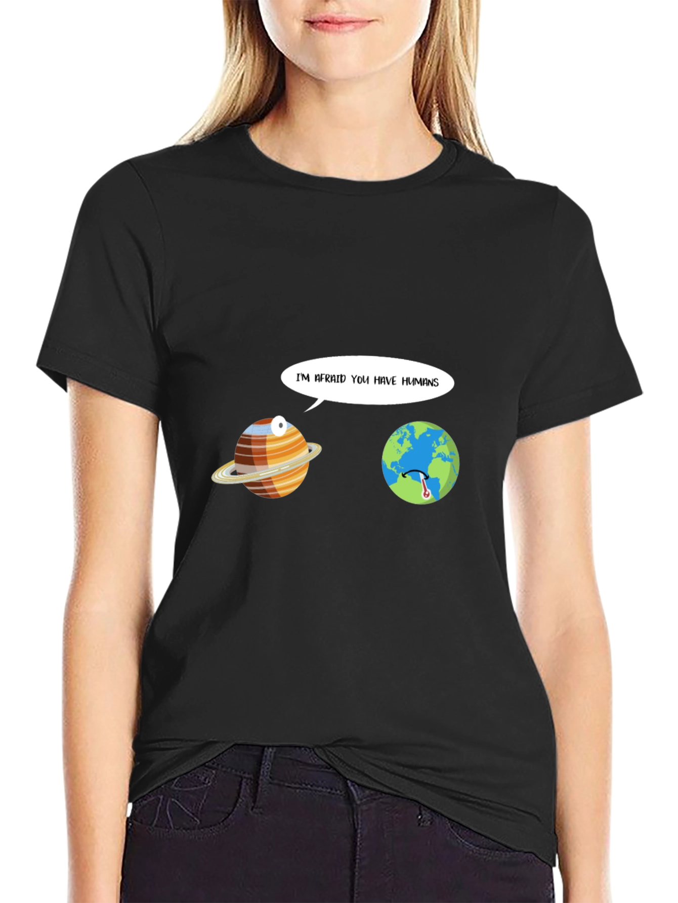 Funny Im Afraid You Have Humans Graphic T-Shirt