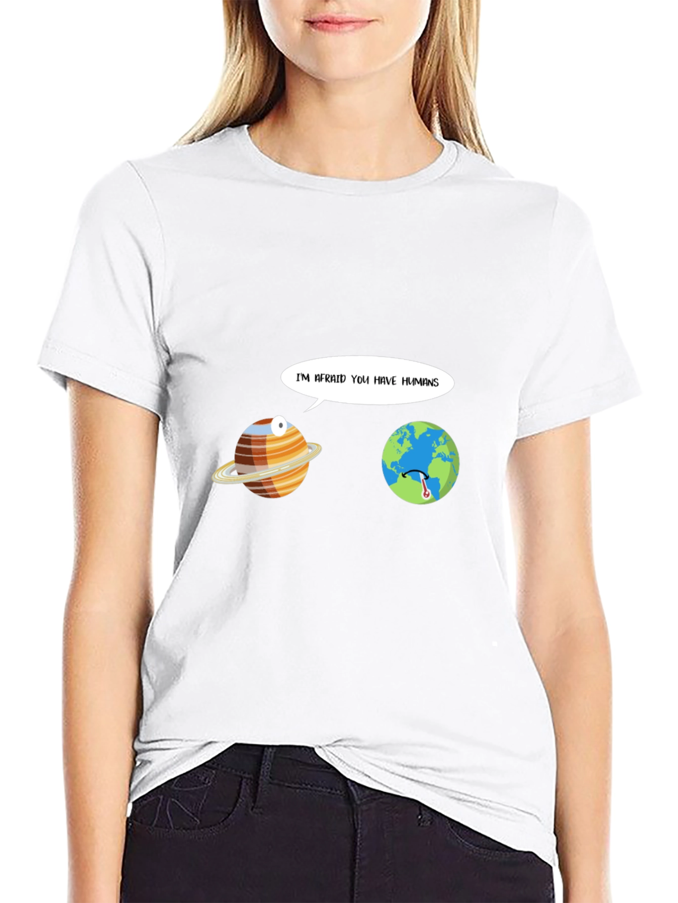 Funny Im Afraid You Have Humans Graphic T-Shirt