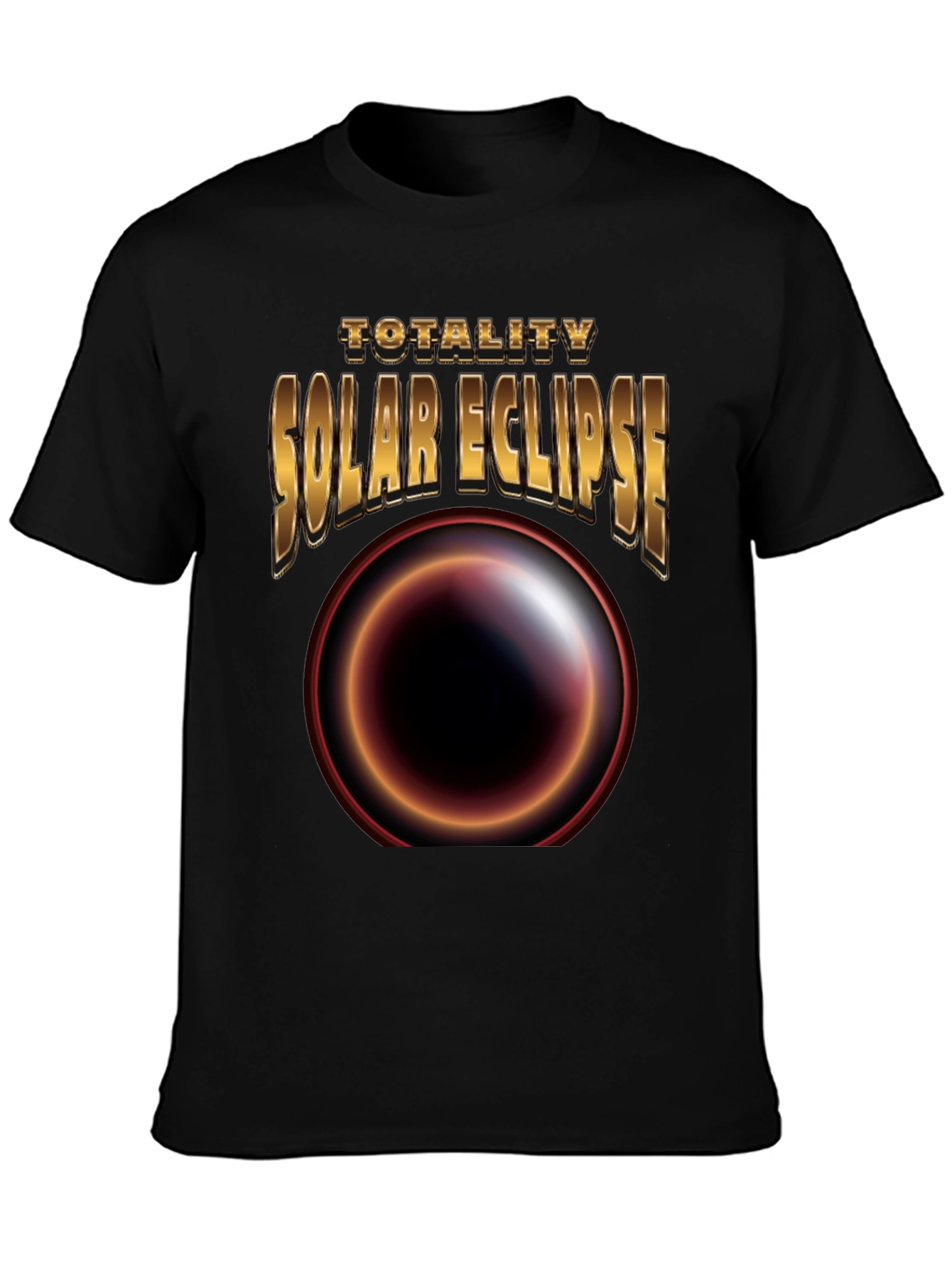 Total Solar Eclipse Graphic Tee - Black T-Shirt