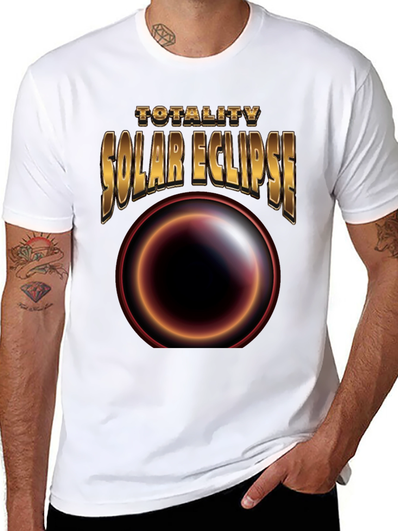 Total Solar Eclipse Graphic Tee - Black T-Shirt