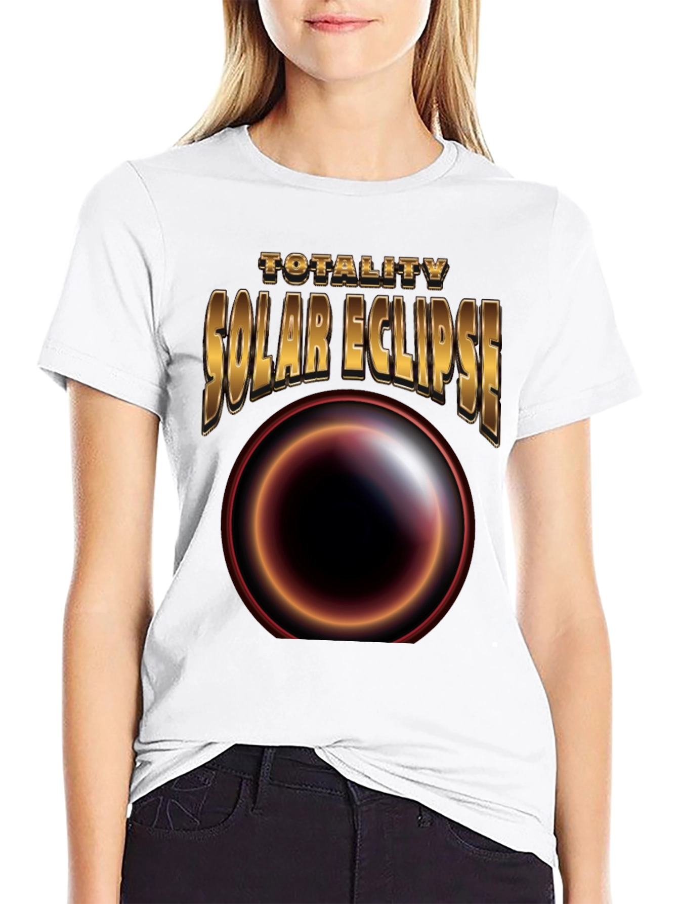 Total Solar Eclipse Graphic Tee - Black T-Shirt