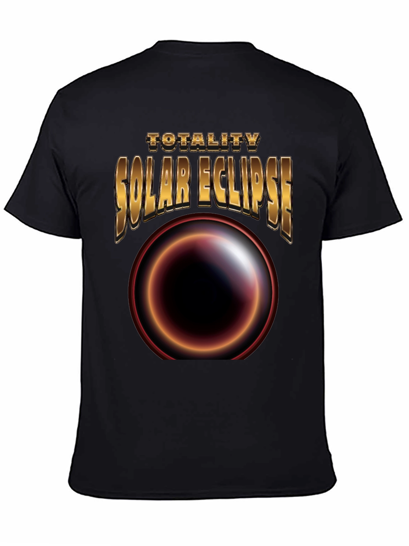 Total Solar Eclipse Graphic Tee - Black T-Shirt