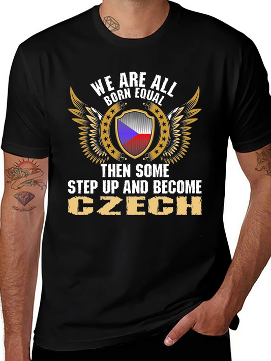 Czech Pride T-Shirt - We Are All Born Equal