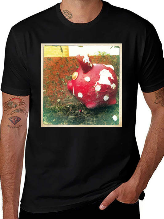 Unique Red Piggy Bank T-Shirt