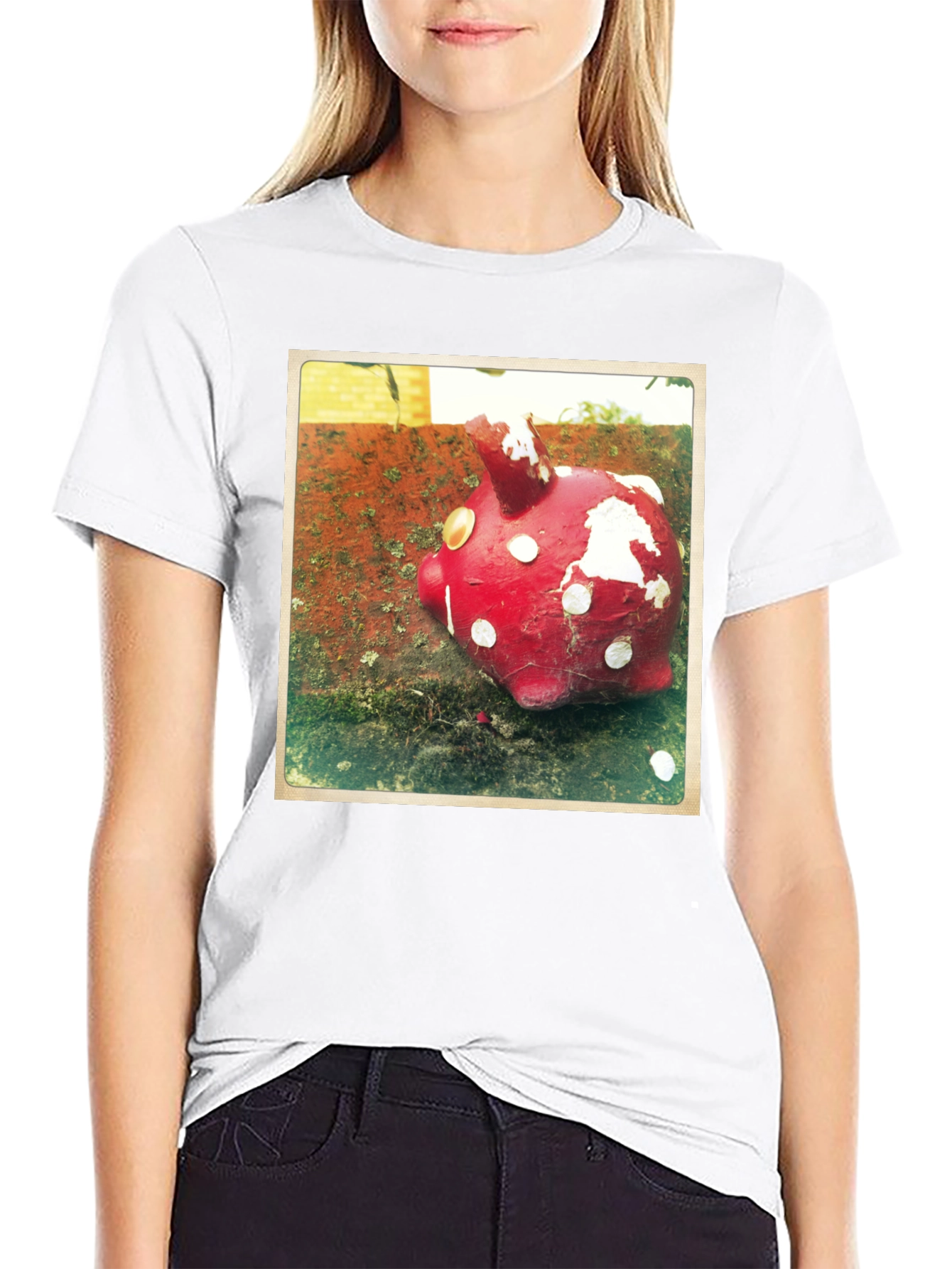 Unique Red Piggy Bank T-Shirt