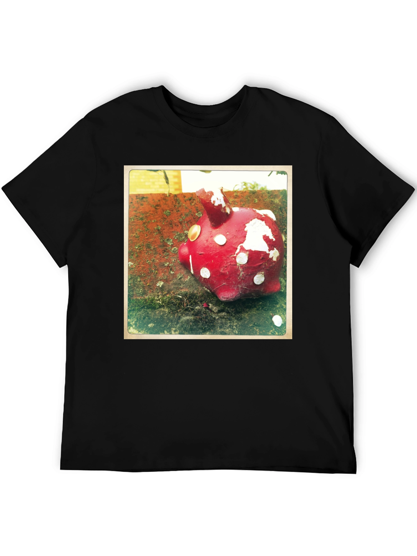 Unique Red Piggy Bank T-Shirt