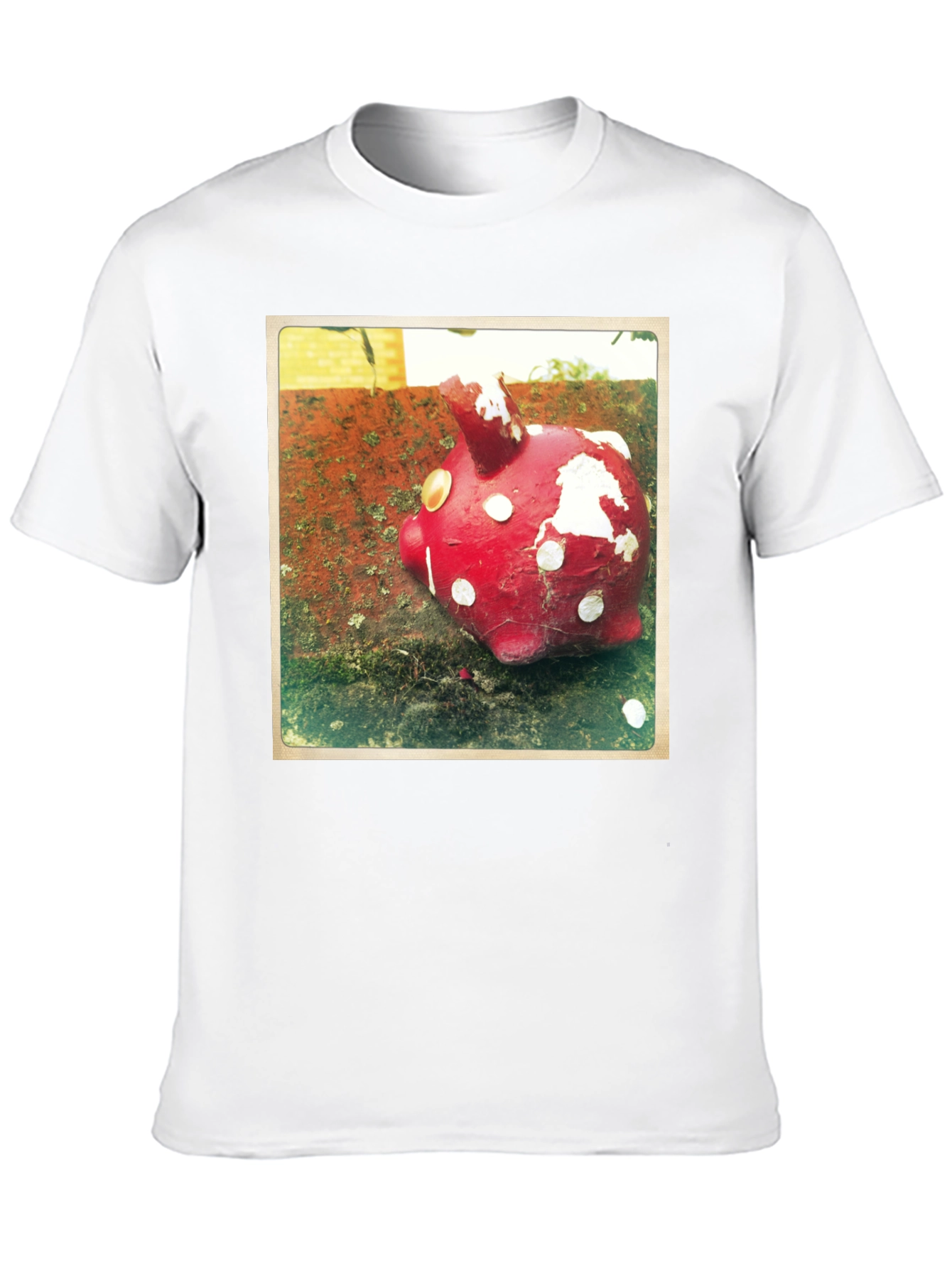 Unique Red Piggy Bank T-Shirt