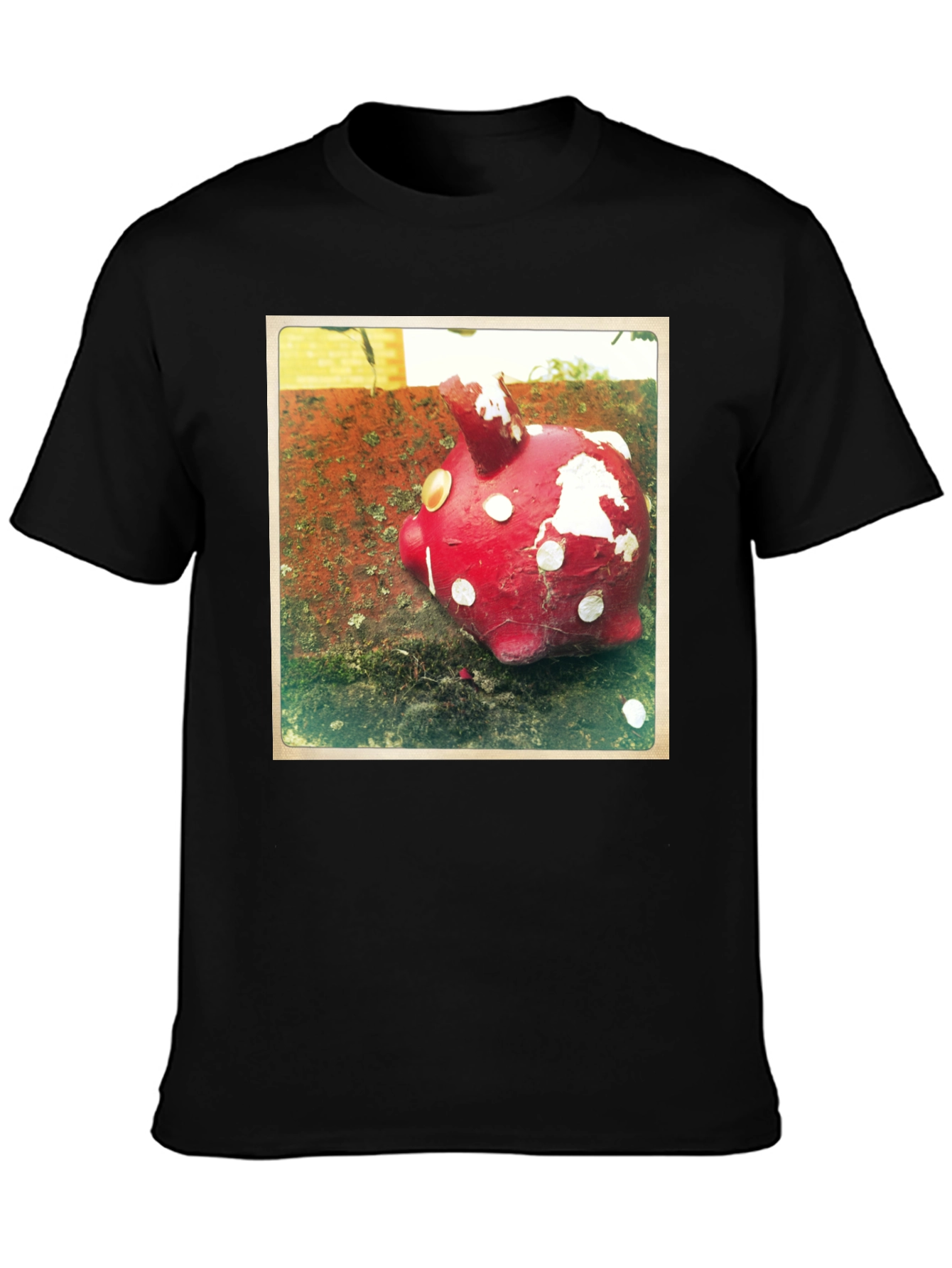 Unique Red Piggy Bank T-Shirt