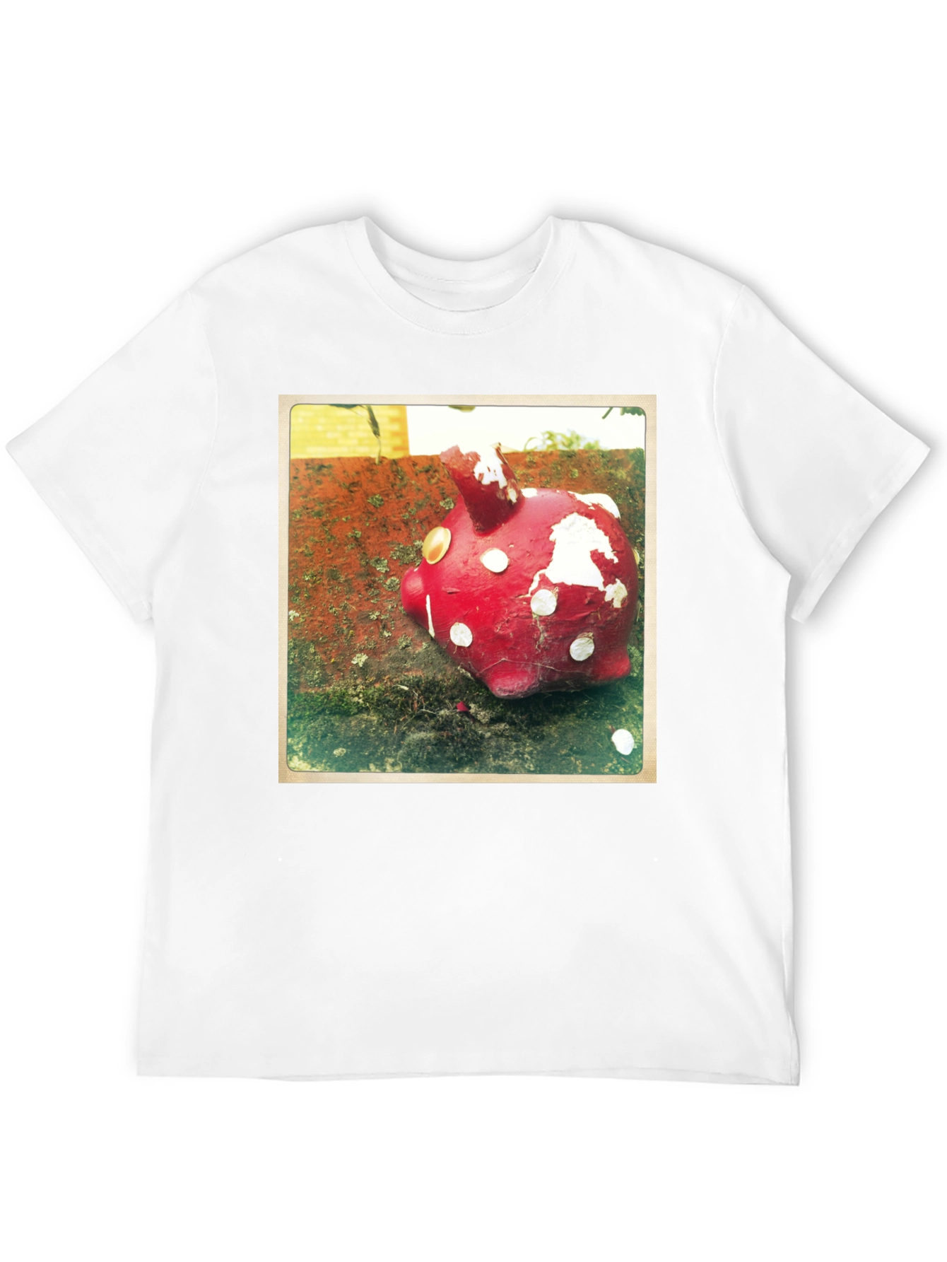 Unique Red Piggy Bank T-Shirt