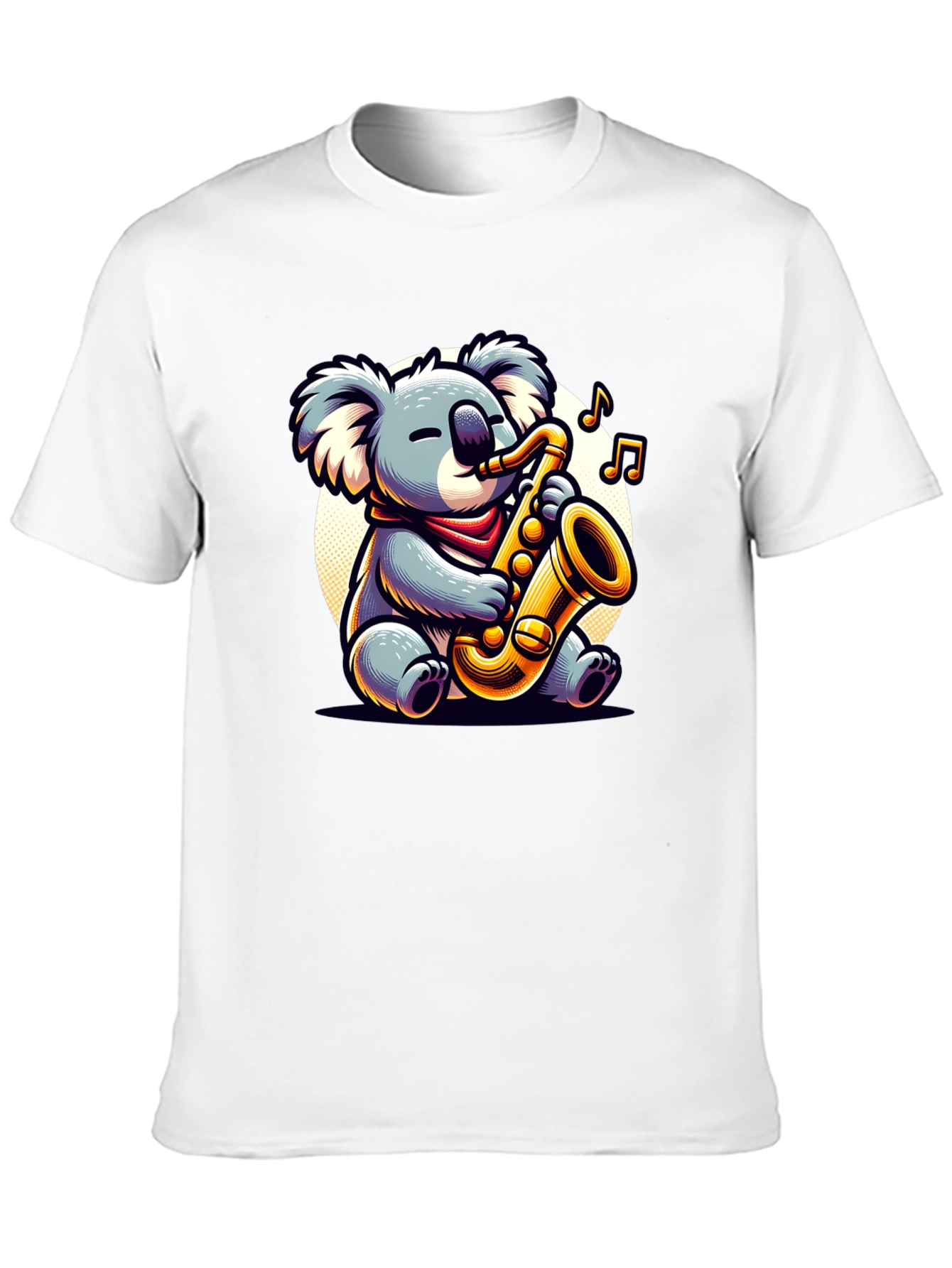 Koala Saxophone Player Graphic Tee