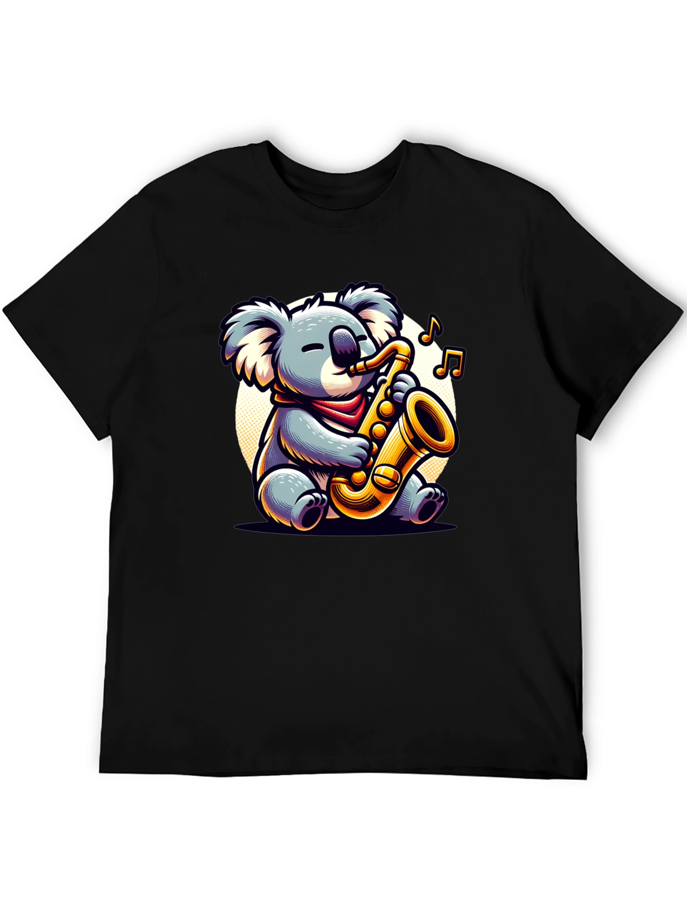 Koala Saxophone Player Graphic Tee
