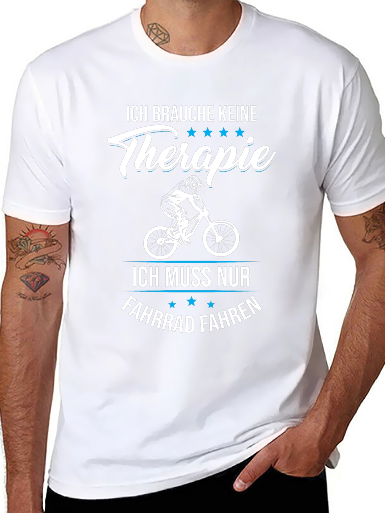 Therapy Ride Black Graphic Tee