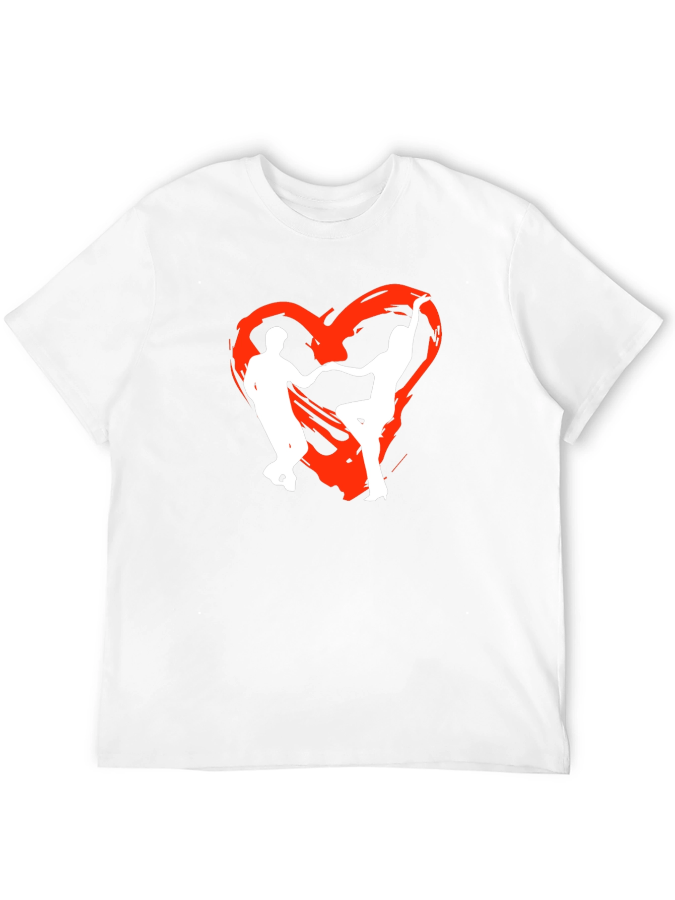 Dancing Heart Tee - Black Graphic T-Shirt