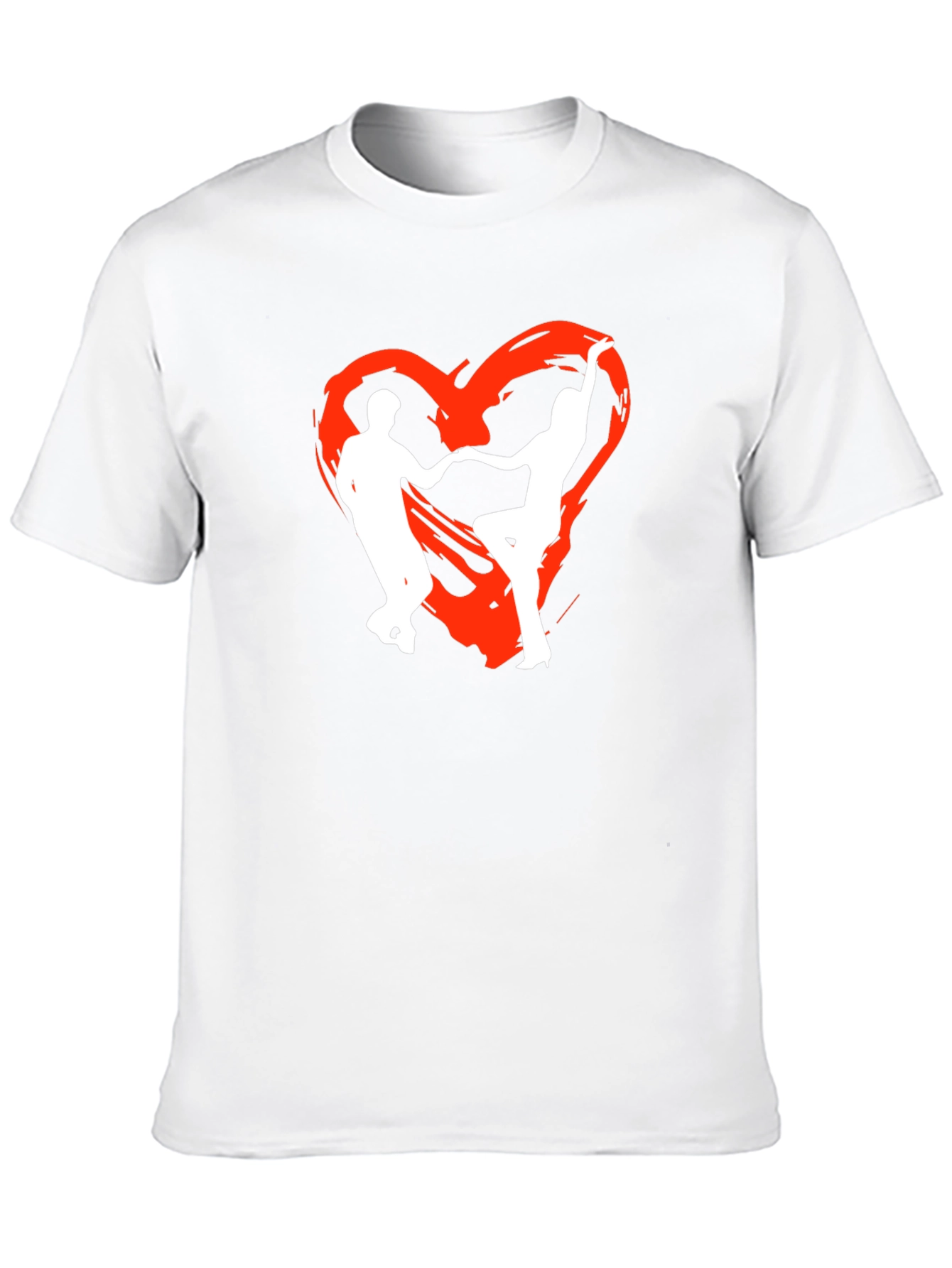 Dancing Heart Tee - Black Graphic T-Shirt