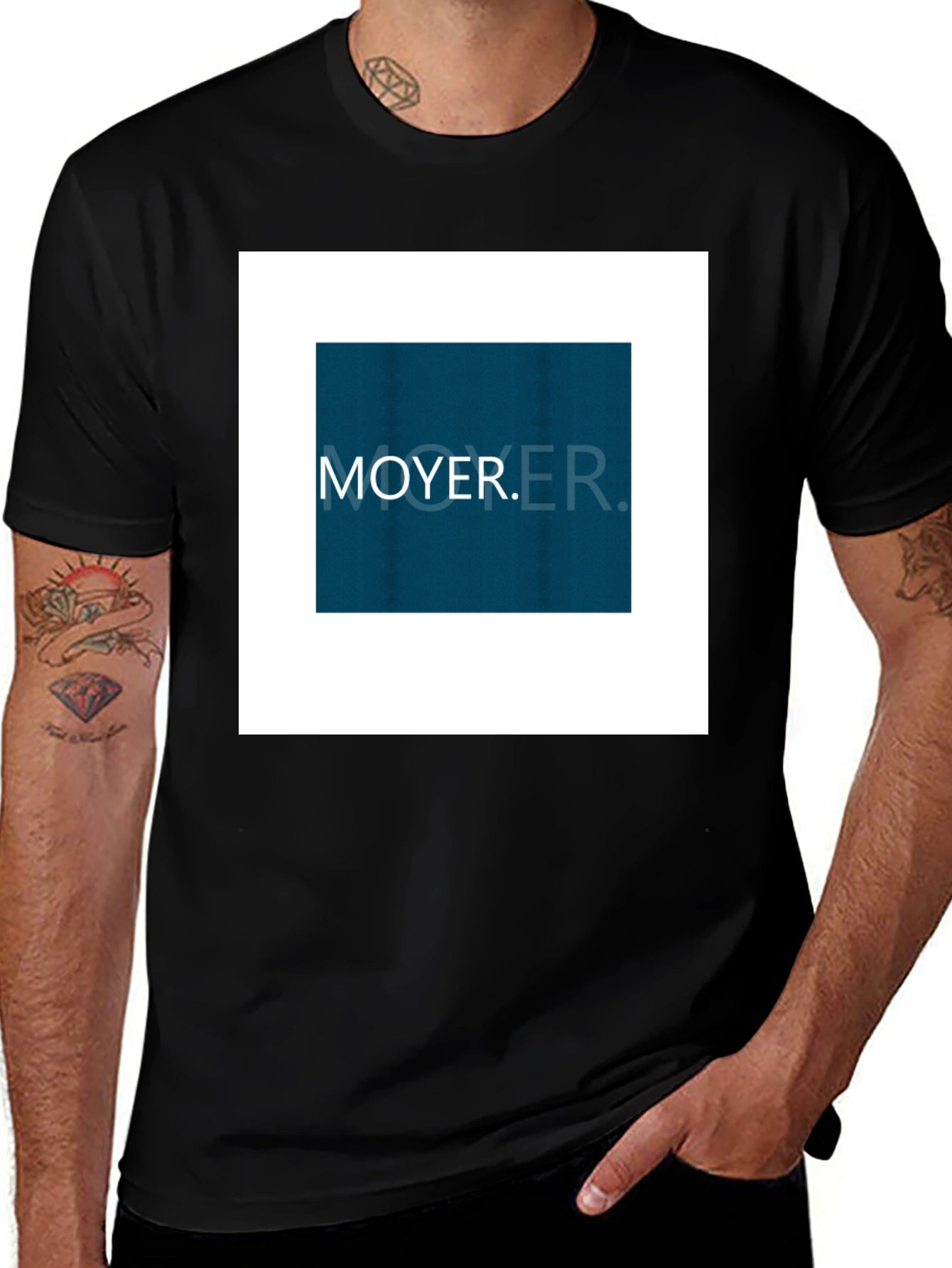 Moyer Graphic Print Tee - Modern Casual Style