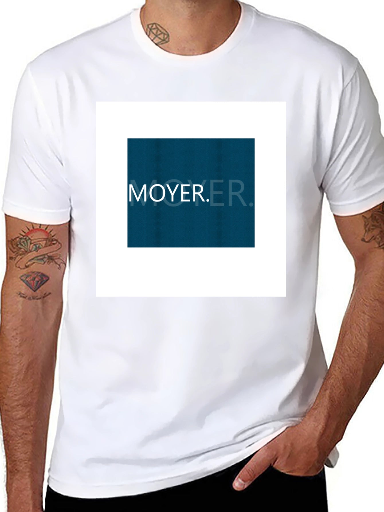 Moyer Graphic Print Tee - Modern Casual Style