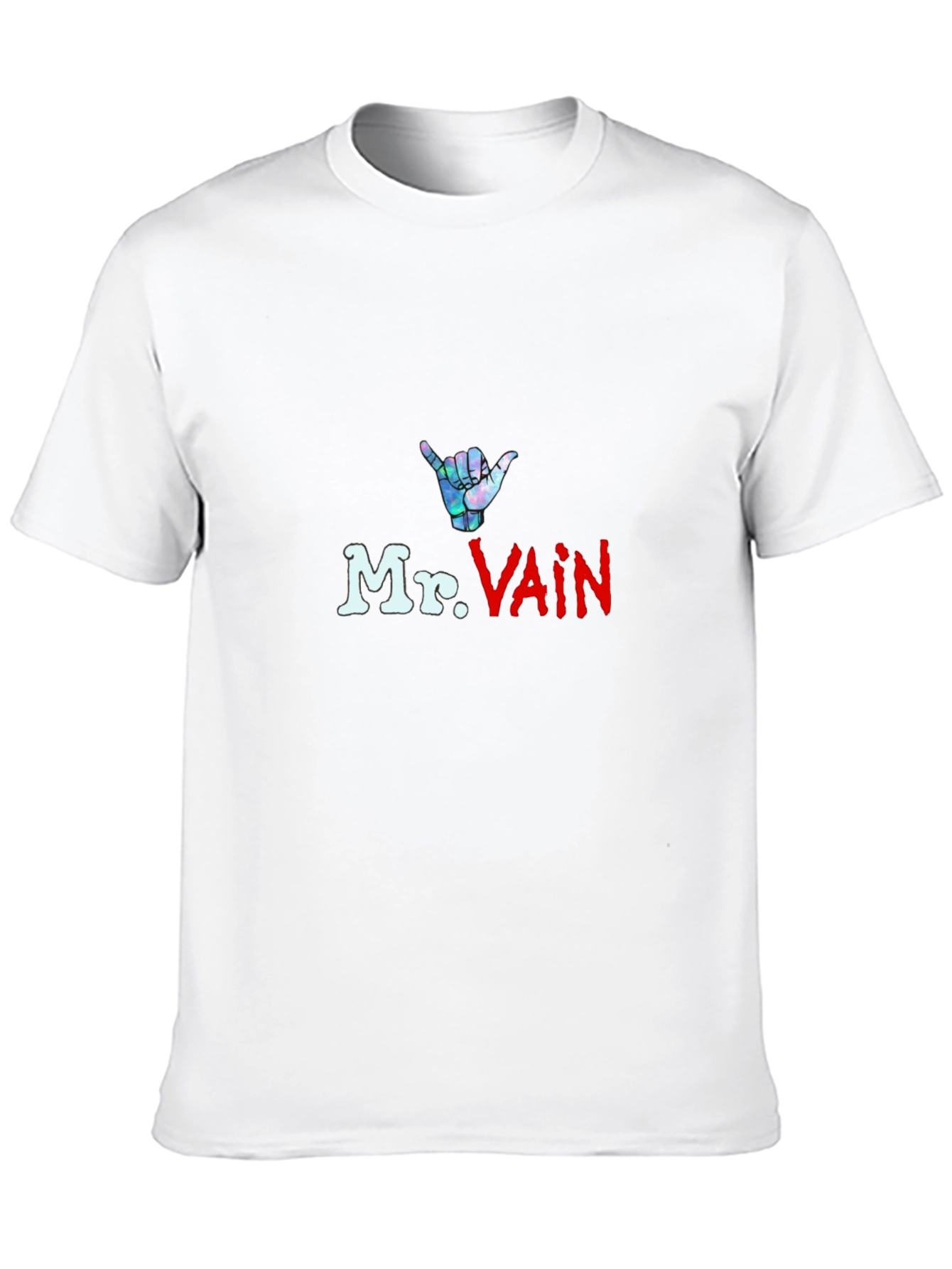 Mr. Vain T-Shirt - Shaka Hand Graphic
