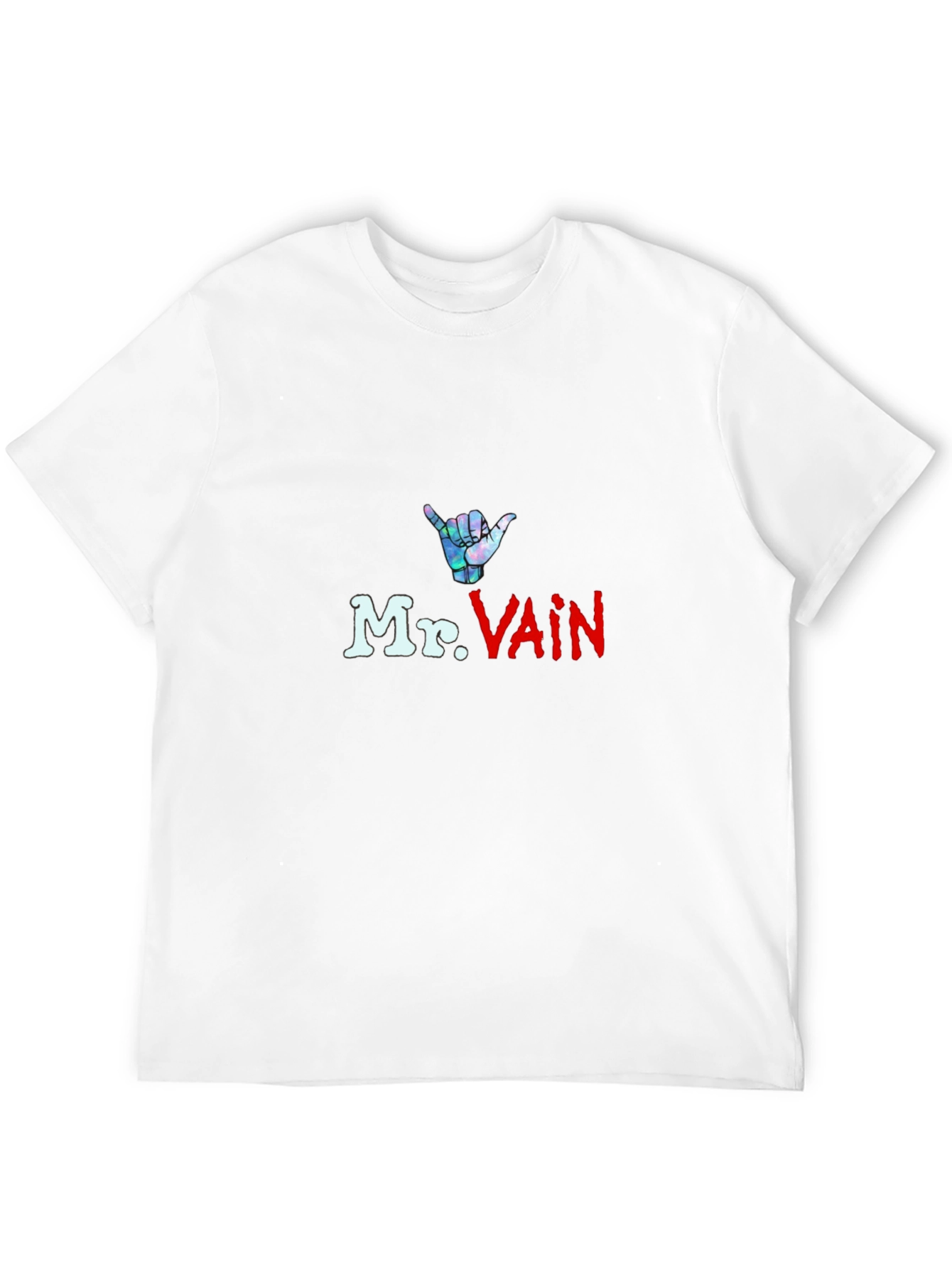 Mr. Vain T-Shirt - Shaka Hand Graphic
